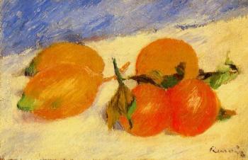 Pierre Auguste Renoir : Still Life with Lemons and Oranges